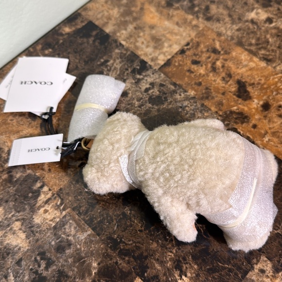 Coach bear bag charm shearling - Picture 6 of 8